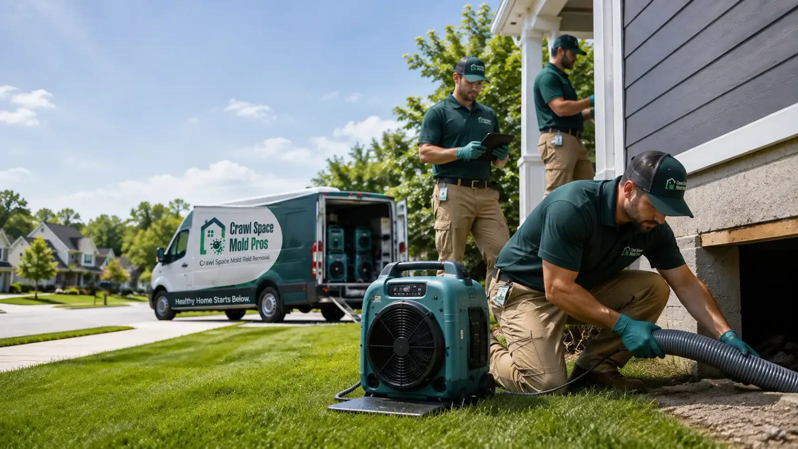 Crawl Space Mold Removal in Willington, CT